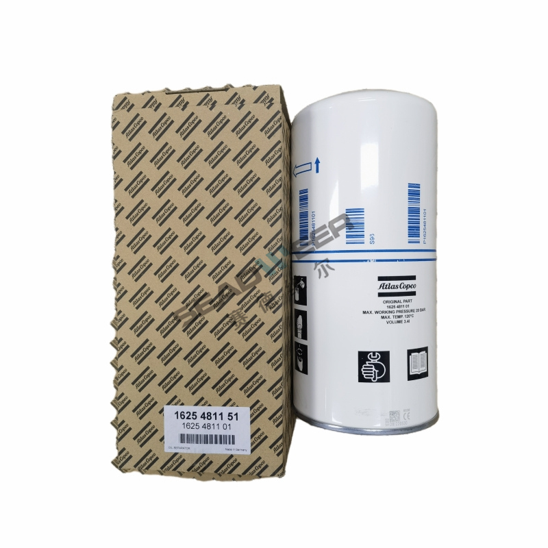Oil filter element 1625-4811-01 1625-4811-51 For Atlas Copco compressor spare parts catalogue (1)